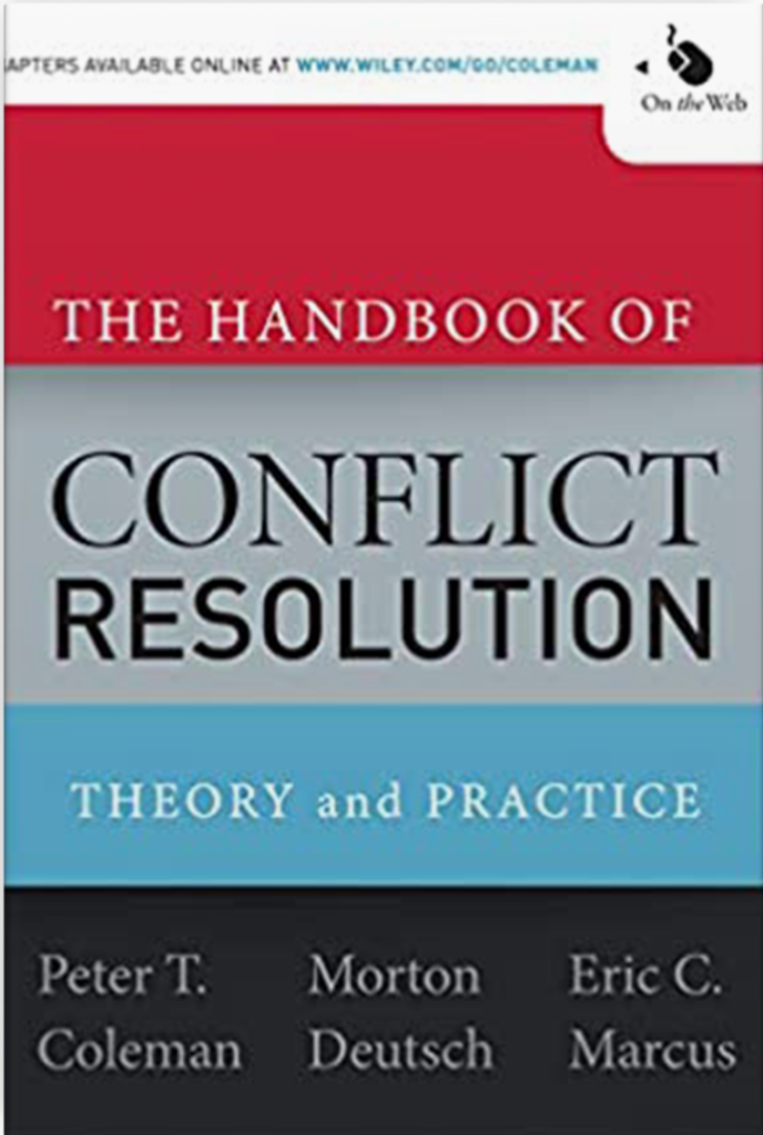 The Handbook of Conflict Resolution — 3rd Edition